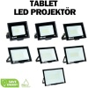LED Tablet Projektör IP66 Su ve Toz Geçirmez (Beyaz, 10 Watt | 1 Adet)