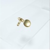 7 mm Kendin Yap Kiti, Çanta, Cüzdan, Kemer, Kot Pantolon, İçin Çekiçle Uygulama Aparatları ve 25 Adet Perçin Zımba Takım-Paslanmaz Pirinç (gold)