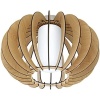 my light my style, Stellato 1 Tavan Duvar Armatürü 1X60W E27, Ampul Dahil Değil, Stellato 1, 95597, 40 x 40 x 27.5cm, Akçaağaç/Beyaz/Nikel-Mat
