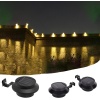 Led Solar Oluk Işığı Dunanar Işığı Günanenlik Çit Işığı Bahçe Aydınlatması Solar Bahçe Led Aydınlatma Led Işık Bahçe Işığı Güneş Enerjili Yol Aydınlatma Işığı Işık Sensörlü, Robeve, Siyah