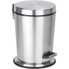 21540100 kozmetik pedallı kova Easy Close – , Kapasite 5 l otomatik kapanma, paslanmaz çelik paslanmaz, 20 x 29,5 x 26,5 cm, mat