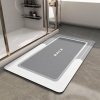 Banyo Paspası-Banyo Paspası Halı Kaymaz Süper Emici Lekeye Dayanıklı Hızlı Kuruyan İnce Banyo Halısı-Banyo Paspasları Banyo Zemin Küvet Vanity-Banyo Paspası Banyo Halısı Kolay Bakım 40 x 60