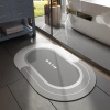 Banyo Paspası-Banyo Paspası Banyo Halısı Emici Kaymaz Hızlı Kuruyan Lekeye Dayanıklı Banyo Paspası Banyo Paspası Halı Banyo Paspası Dış Mekan Küvet Duş Odası için Kolay Bakım Duş Halısı 43 cm