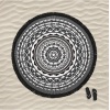 HOME Mandala 4 Yuvarlak Plaj Havlusu