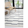 HOME Çift Taraflı Makinada Yıkanabilir Modern Desenli Dokuma Kilim Karessa 9 (80x250)