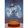 3D Motor Racing Led Lamba