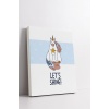 LetS Shine | Unicorn Tasarımlı Bebek Odasına Özel Kanvas Tablo 30X40 Cm