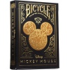 Mickey Mouse Siyah ve Altın Sarısı Oyun Kartları