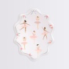 Meri Ballerina Plates Balerin Tabaklar 8li