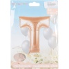 At Market T Harf Folyo Balon 90cm (40 inch) Rose Gold 1 Adet