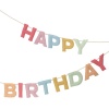 Meri Fely Happy Birthday Garland Keçe Happy Birthday Asılan Süs