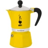 4982 Rainbow Moka Espresso Kahve Pişiricisi 3 Kişilik, Sarı
