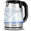 AQUARINE 1.7 Lt Işıklı Cam Kettle Su Isıtıcı