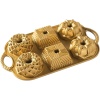 Ware Backform Geo Bundtlette Alüminyum Altın, 27,9 cm x 17,8 cm, NW 91277
