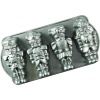 Ware Pişirme Kalıbı Nutcracker Cakelet Pan Alüminyum Gri, 35,6 cm x 17,5 cm, NW 92977