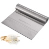 Home Çelik Hamur Kesici,Metal Hamur Sıyrıcı,Pasta Sıyırma Aparatı,Hamur Dilimleyici,Pasta Ve Pastacılık İçin Çelik Şekillendirici Ve Hamur Porsiyonlayıcı