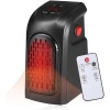 Lua 400w Elektrikli Masaüstü Küçük Fanlı Isıtıcı Masa Altı Ayak için Fan Isıtıcı Ofis ve Ev için Ortam Isıtıcı Fan - siyah, Taşınabilir, Hızlı Isıtma