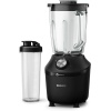 HR2291/41 Cam Sürahili Blender, ProBlend Sistemi, 2 L Kapasite, 2 Hız ve Darbe Ayarı, 600W, Siyah