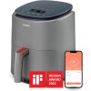Air Fryer (Sıcak Hava Fritözü), 3.8 Litre Gri, 1500 W, 7 Özelleştirme Fonksiyonu, 75 - 230°C, 1 - 3 Porsiyon, Uygulama ve Ses Kontrolü Ve Çevrimiçi Tarifler