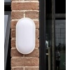 Aydos 15W (120W) Oval Beyaz LED Nem Su Geçirmez Banyo Bahçe Balkon Modern Tavan Duvar Lambası 6500K Beyaz Işık IP65
