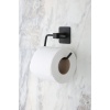 Banyo Yapışkanlı Siyah Kare Açık Tuvalet Kağıtlığı Wc Kağıtlık Tuvalet Kağıdı Askısı