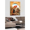 Tablo Fatih Sultan Mehmet in İstanbula Girişi Kanvas Tablo 100x70 no-1609
