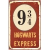 Hogwarts Express Retro Vintage Drtr0106 Ahşap Mdf Tablo