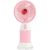 Mini Fan Masaüstü Taşınabilir Telefon Stantlı Vantilatör 2si 1 Arada Taşınabilir Masaüstü Vantilatör Yüksek Hızlı Vantilatör Asorti Renk
