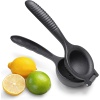 Home Döküm Limon Sıkacağı Limon Presi Büyük Boy 24cm, Siyah Metal Limon Sıkacağı, Döküm Naranciye Sıkacağı