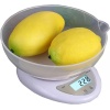 B-05 Dijital Mutfak Terazisi (5KG / 1GR) Hassas Tartı Kilo Ölçer Beyaz / 5 kg Kap Hediyeli