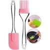 Home 25 Cm Silikon Spatula,Fırça Seti,Pasta Ve Yemekler İçin
