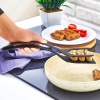 Maşalı Spatula, Köfte Tavuk Balık Et Yumurta Krep Spatulası, Teflon Maşalı Spatula