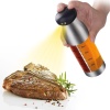 Çift Bölmeli Püskürtmeli Sprey Yağlık ve Sirkelik, 200 ml Kapasite, Paslanmaz Çelik Metal Tasarım
