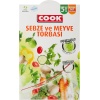 Kilitli Sebze Meyve Torbası, Büyük Boy 25 x 29 cm (5 Adet/Kutu içi)