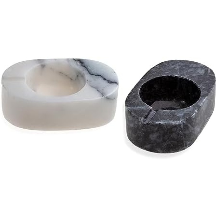 Ascella Mermer Kapaklı 2li Baharatlık 9x6x3 cm