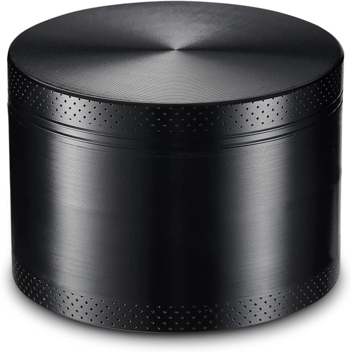 50 mm 4 Katmanlı Mıknatıslı Çinko Alaşım Herbal Grinder Baharat Bitki Ot Tütün Öğütücü