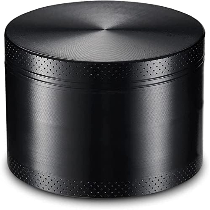 50 mm 4 Katmanlı Mıknatıslı Çinko Alaşım Herbal Grinder Baharat Bitki Ot Tütün Öğütücü