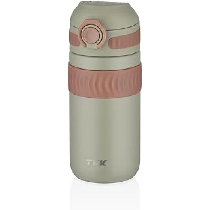 450ml Rahat İçim Çift Yalıtımlı Paslanmaz Çelik Termos Matara (Yeşil)