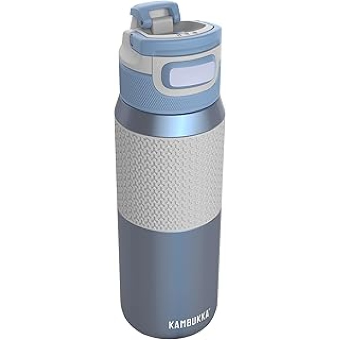 Elton Insulated içecek şişesi – 750 ml – gök mavisi – 3ü 1 arada kapak – Snapclean® teknolojisi