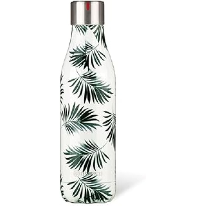 Artistes Paris A-6522 Bottle Up içecek şişesi, paslanmaz çelik, 500 mililitre, Blanc ET VERT