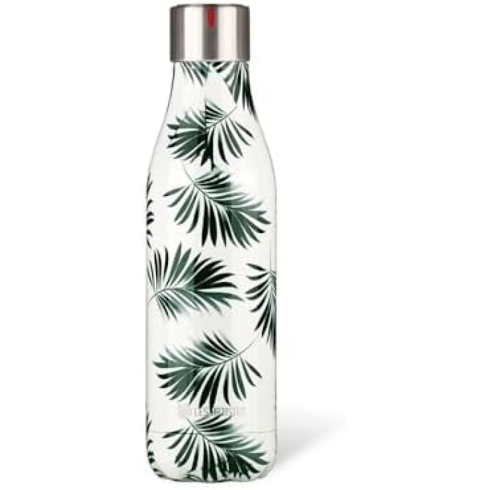 Artistes Paris A-6522 Bottle Up içecek şişesi, paslanmaz çelik, 500 mililitre, Blanc ET VERT