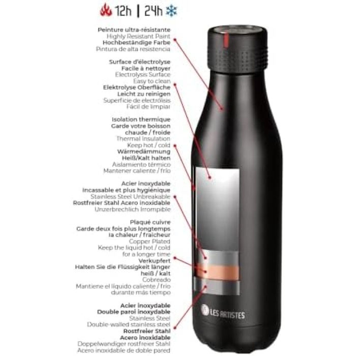 Artistes Paris Isı Yalıtımlı Çelik Termos Maatara 500ML West Coast