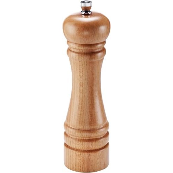 Home Ahşap Karabiber Değirmeni: Manuel Tuz Öğütücü, Doldurulabilir Çalkalayıcı, Baharat Pişirme ve Servis İçin Ideal (14 Cm)