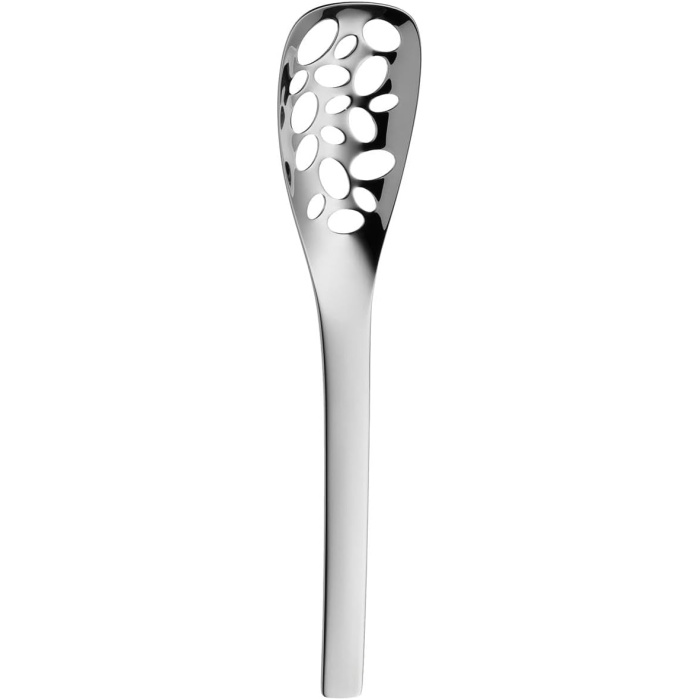 Nuova Servis Kaşığı, Delikli, Cromargan Paslanmaz Çelik, Cilalı, Bulaşık Makinesinde Yıkanabilir, Uzunluk 25 cm