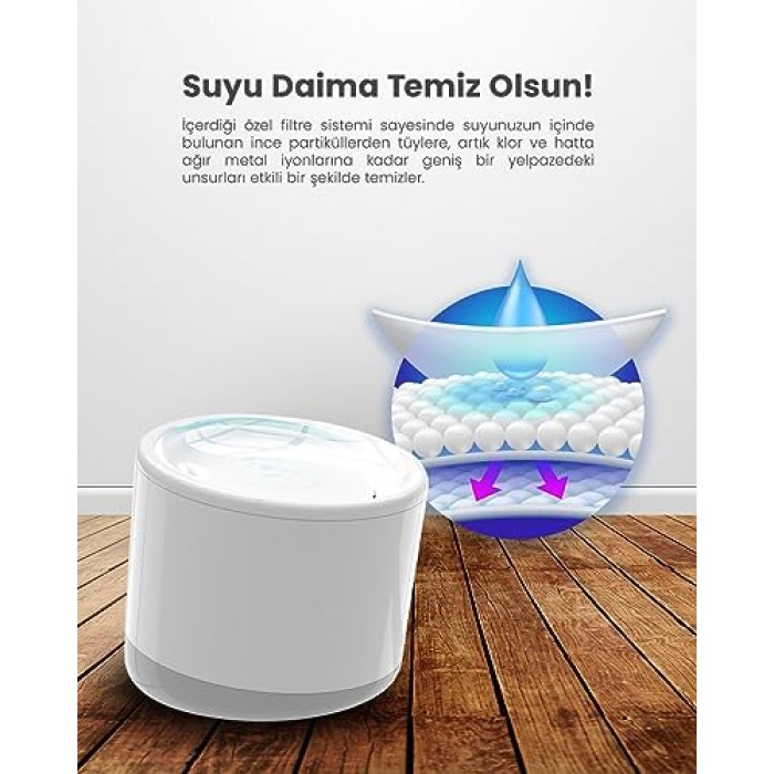 Evcil Hayvan Akıllı Su Kabı Filtresi 4lü Set