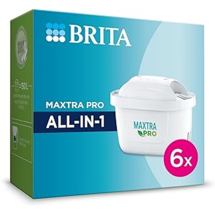 MAXTRA PRO ALL-IN-1 Yedek Su Arıtma Filtresi, 6’lı