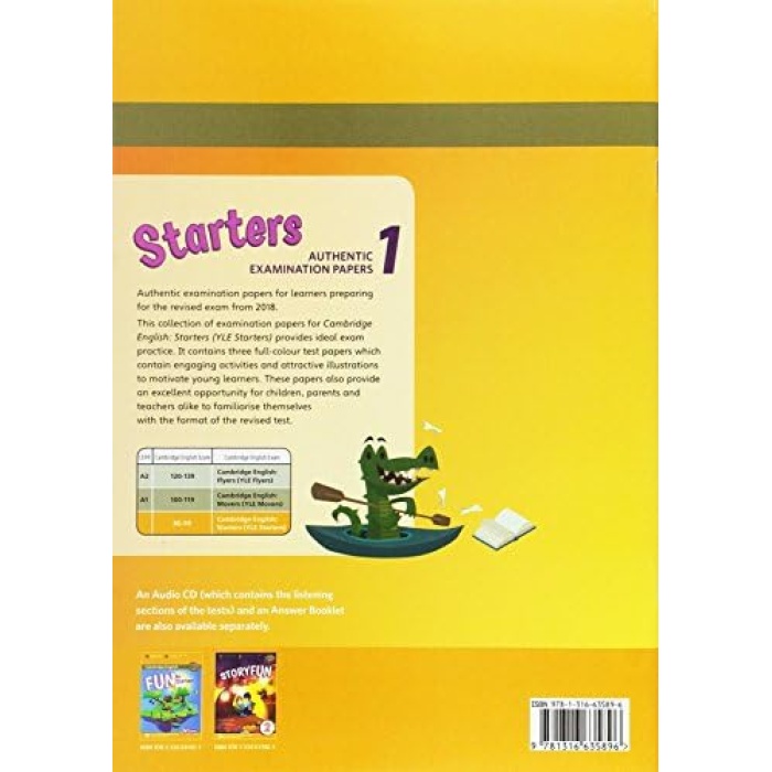 English Starters 1 for Revised Exam from 2018 Students Book: Authentic Examination Papers