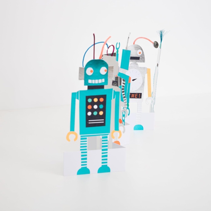 Meri Robot Tebrik Kartı