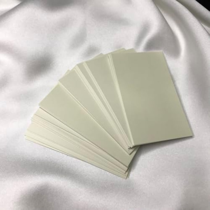 Yazısız Karışık Renkli Kart Tek Taraflı Tek Renk Boş Yazılabilir Mesaj Kartı 8x5 Cm 50 Adet