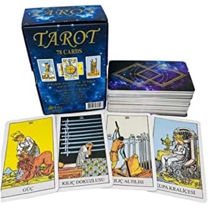 Tarot Kart Seti 78 Kartlı sadece Kart,